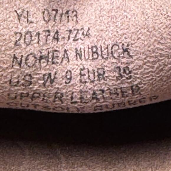 Olukai Nohea Nubuck moccasin embossed artwork W9 - Picture 9 of 9